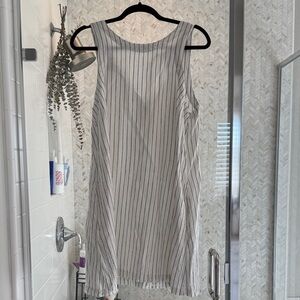 Target Linen Striped Mini Dress
